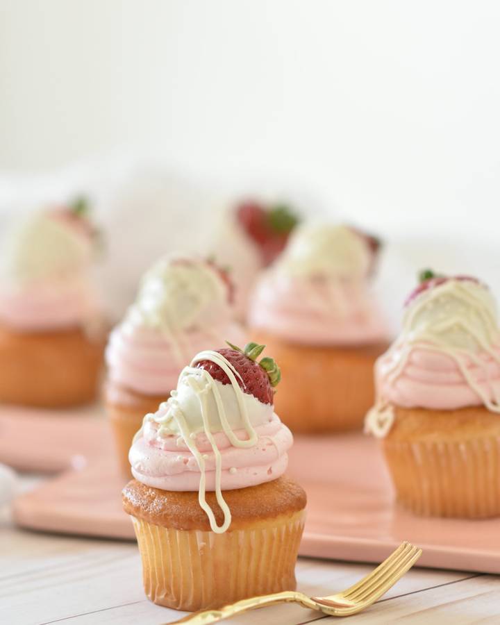Cupcakes de vainilla